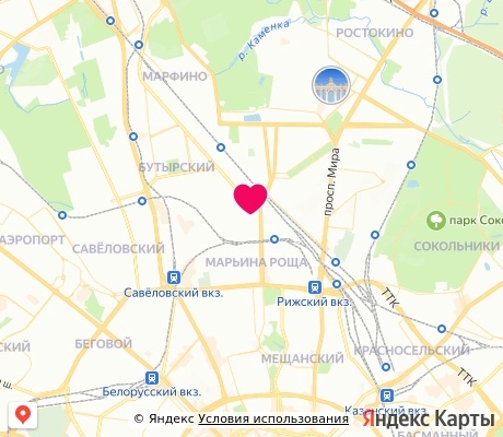 На карте