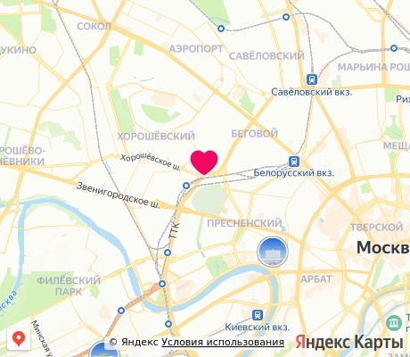 На карте