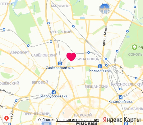 На карте