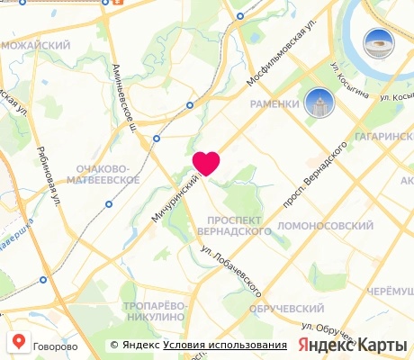 На карте