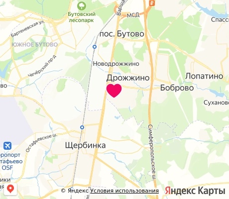 На карте
