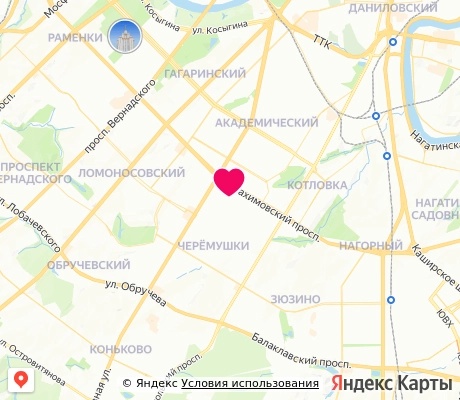 На карте