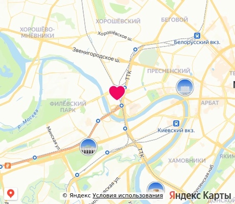 На карте