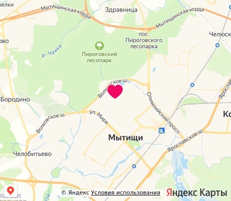 На карте