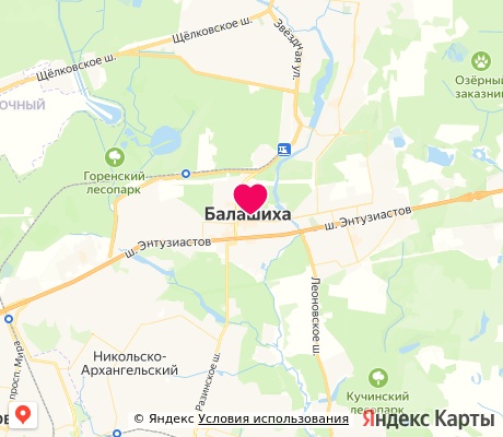На карте