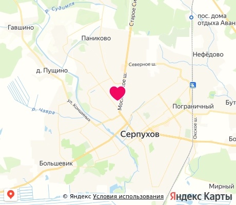 На карте