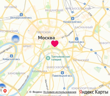 На карте