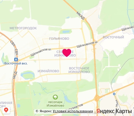 На карте