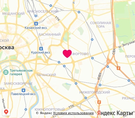 На карте