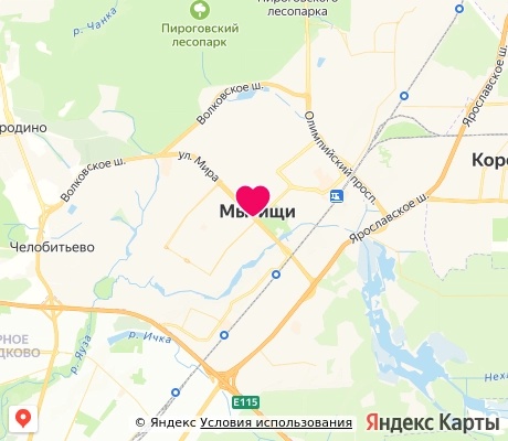 На карте
