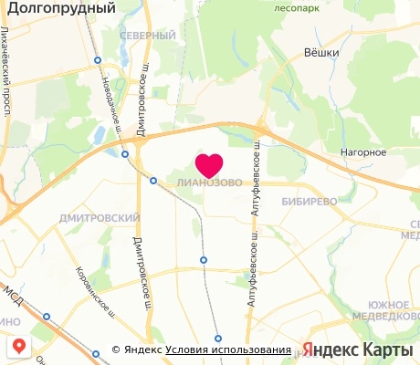 На карте