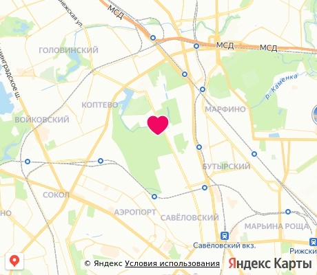 На карте