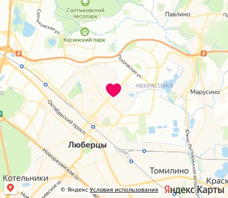 На карте