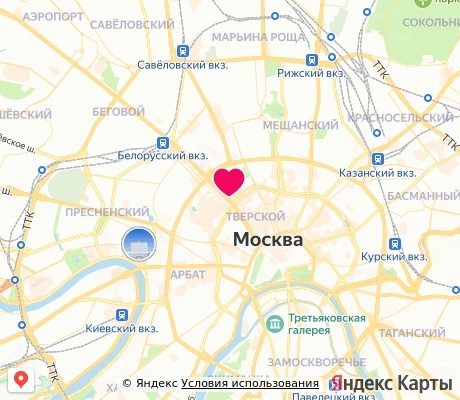 На карте