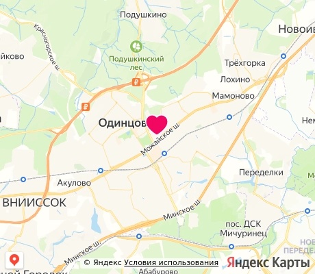 На карте