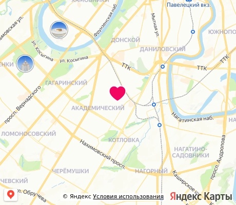 На карте