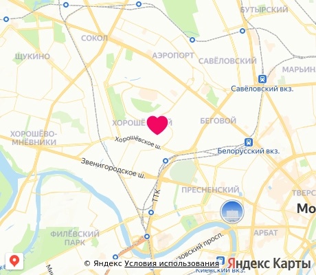 На карте