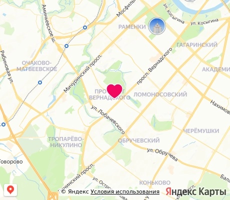 На карте