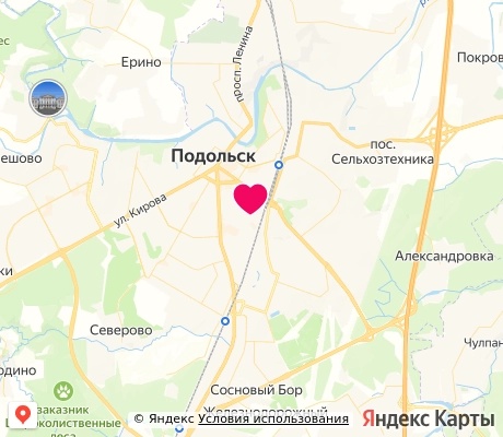 На карте