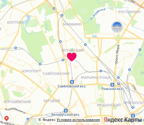 На карте