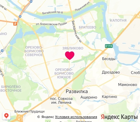 На карте