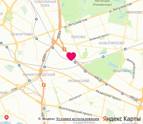 На карте