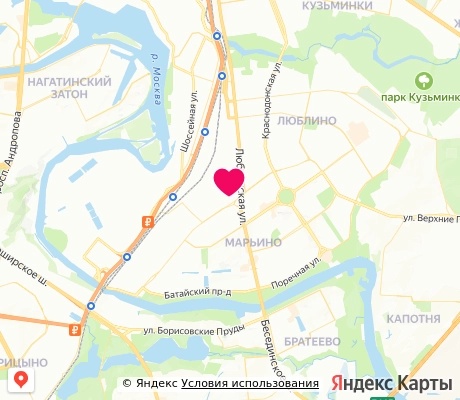 На карте