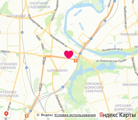 На карте