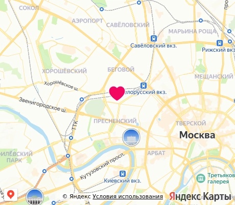 На карте