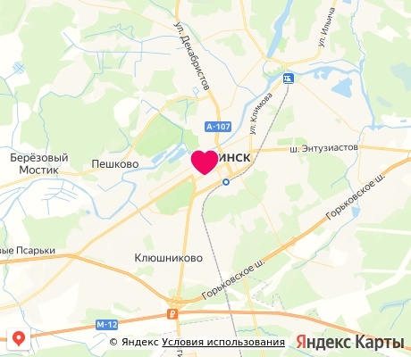 На карте