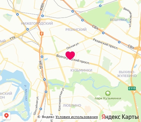 На карте