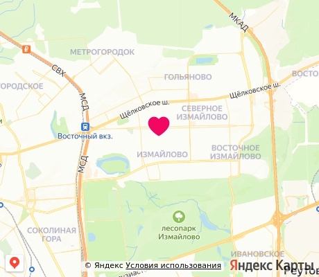 На карте