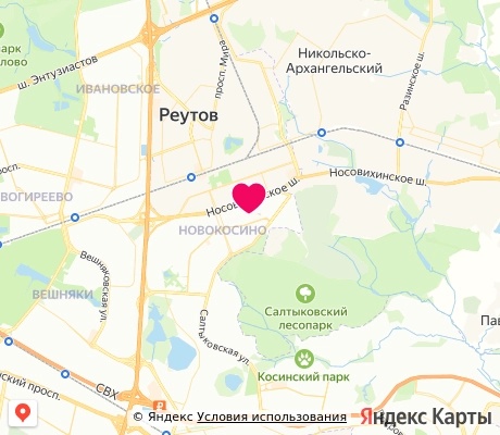 На карте