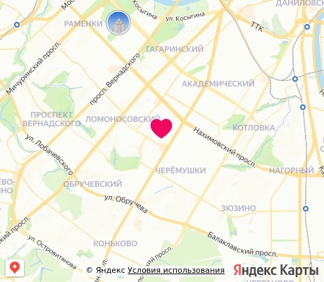 На карте