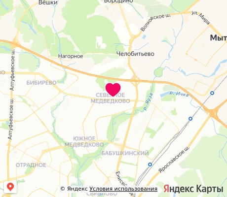 На карте
