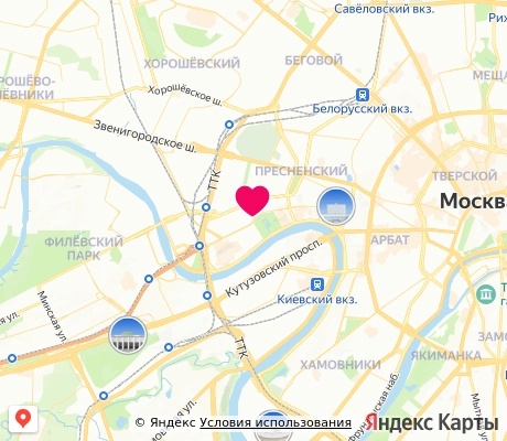 На карте