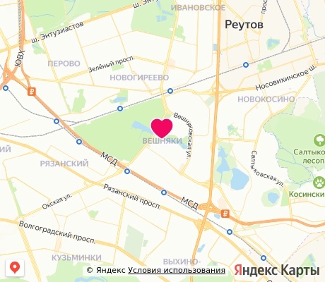 На карте