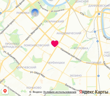 На карте