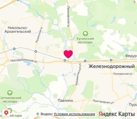 На карте