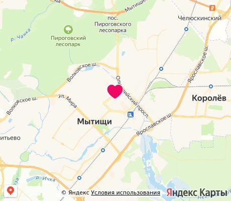 На карте