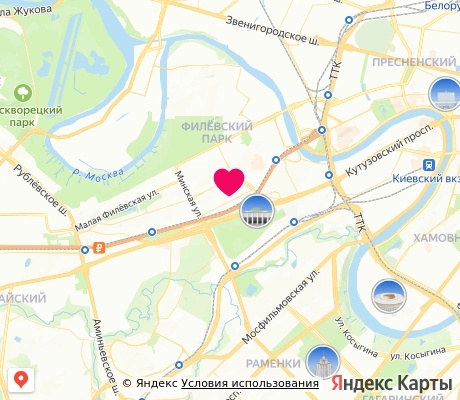 На карте