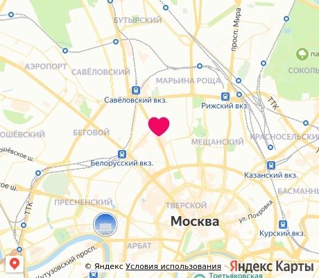 На карте