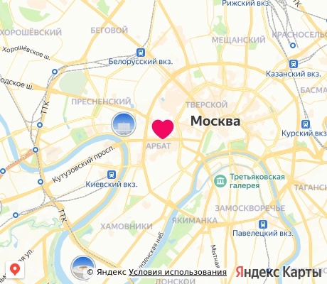 На карте