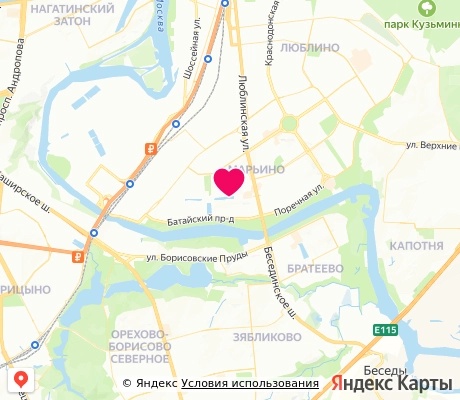 На карте