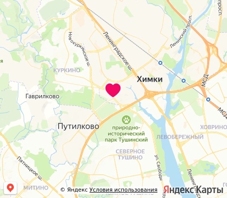 На карте
