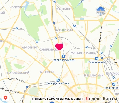 На карте