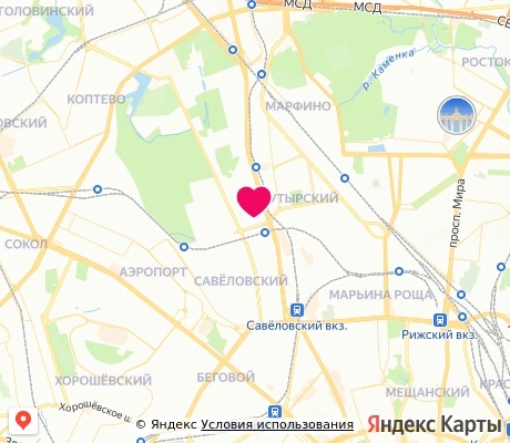 На карте