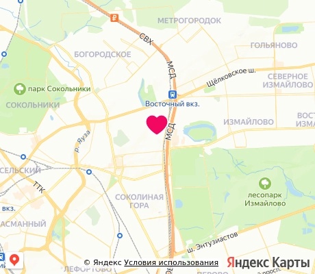 На карте