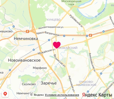 На карте