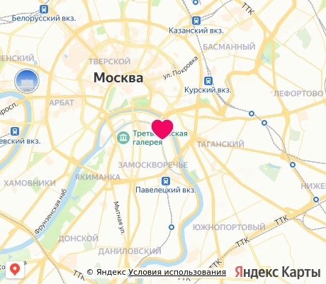 На карте